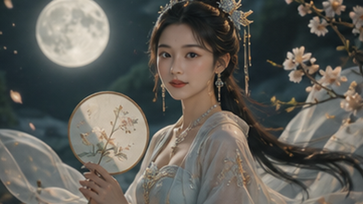 Modern guofeng fantasy portrait sample